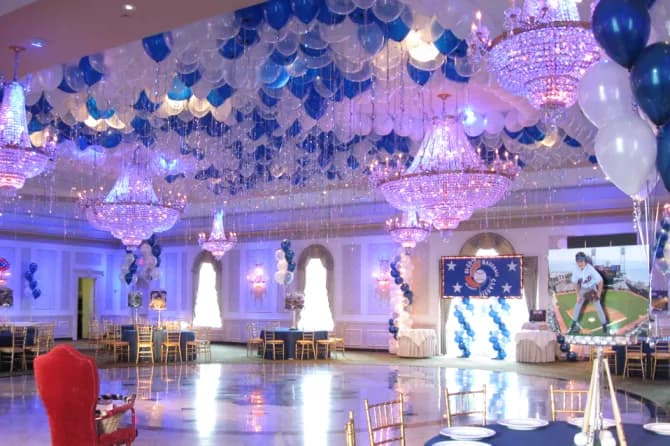Birthdays, baby showers and naming-day setups.